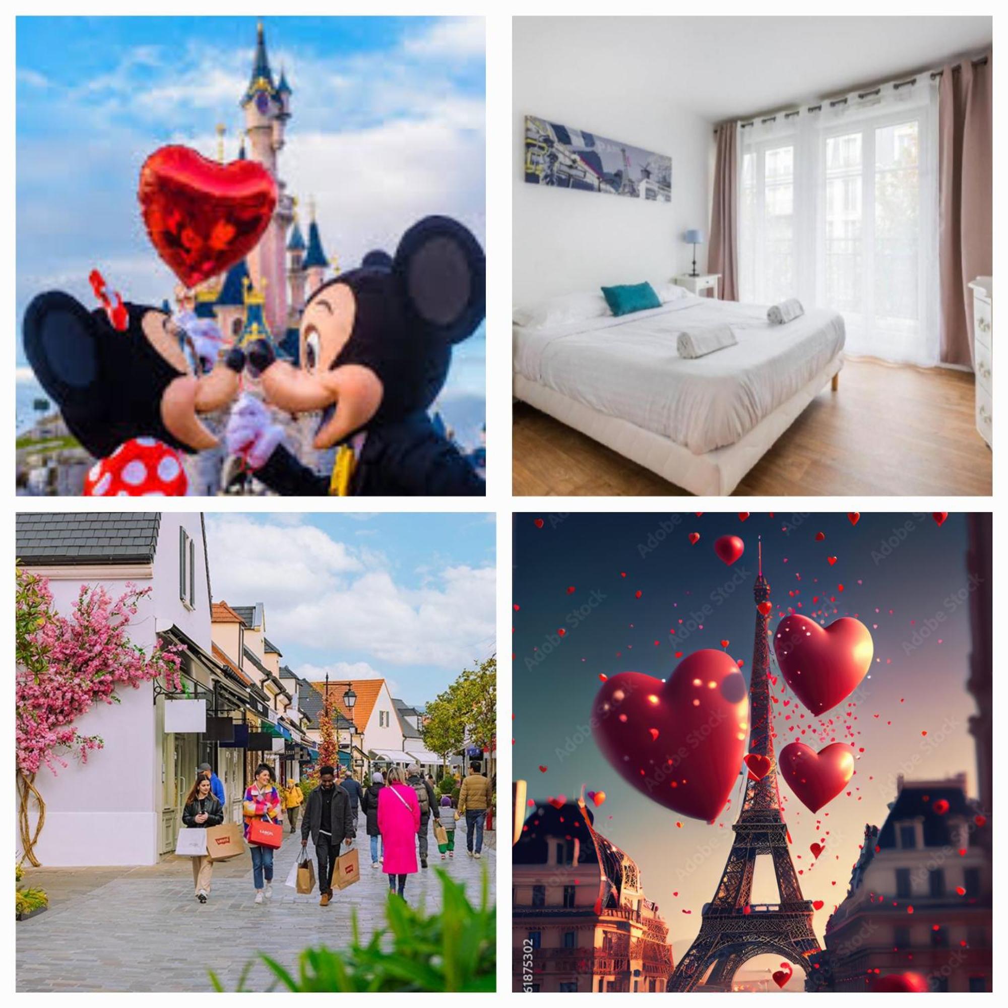 Disney, Very Spacious Comfortable 3 Bedrooms Family Apartment, 8 Pers, Wifi, Netflix 谢西 外观 照片
